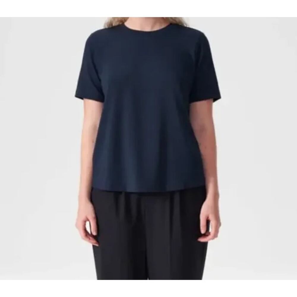 Universal Standard Tee Rex Navy‎ Top Women's Size 00-0 Casual Neutral Everyday